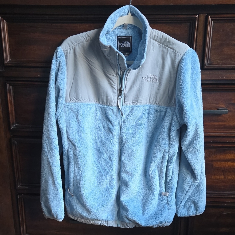 The North Face Girl's XL Sky Blue Fleece Jacket Women XS-S